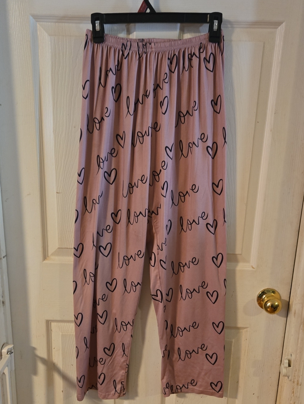 'Love' Print Pajama Pants